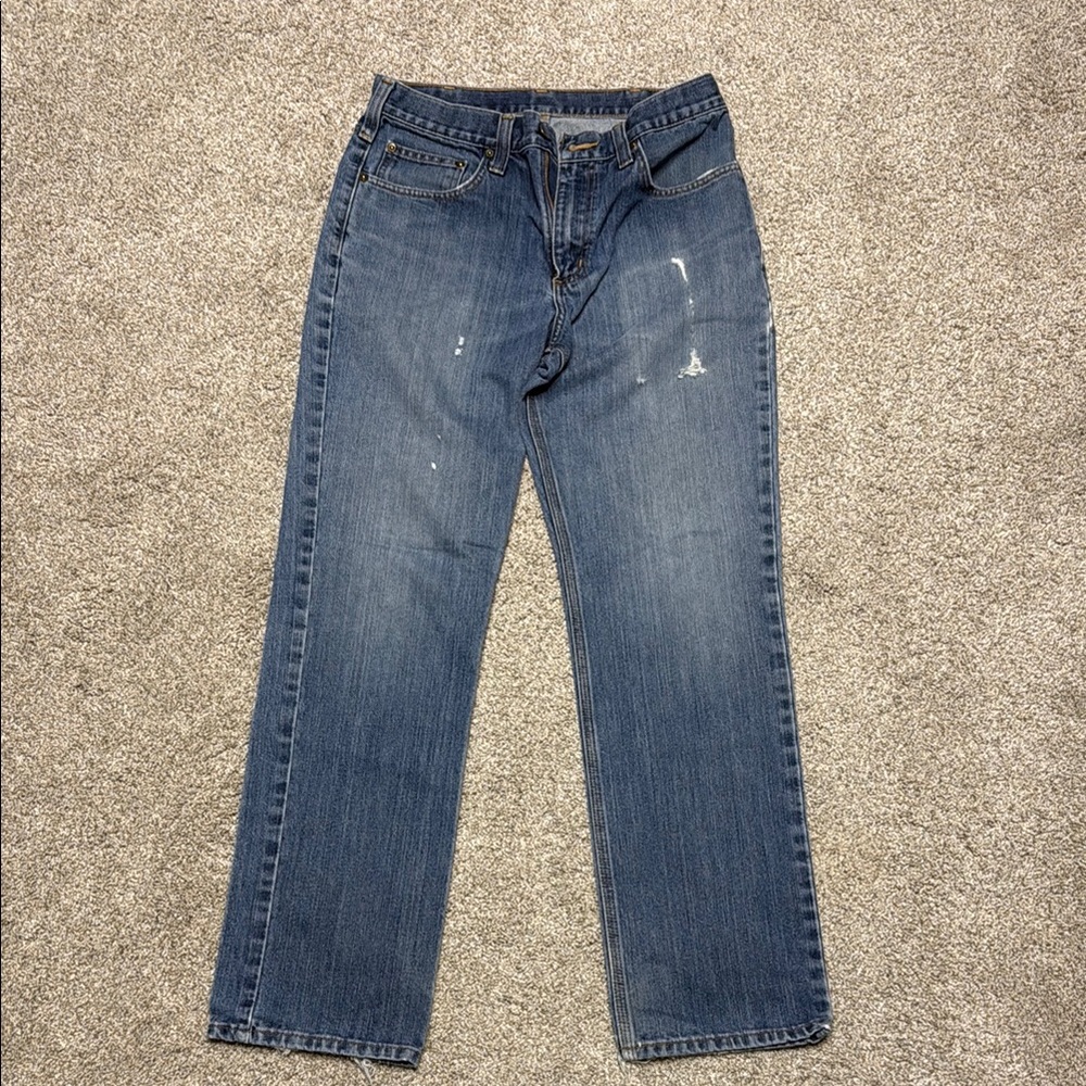 Carhartt Blue Straight Jeans Classic Style